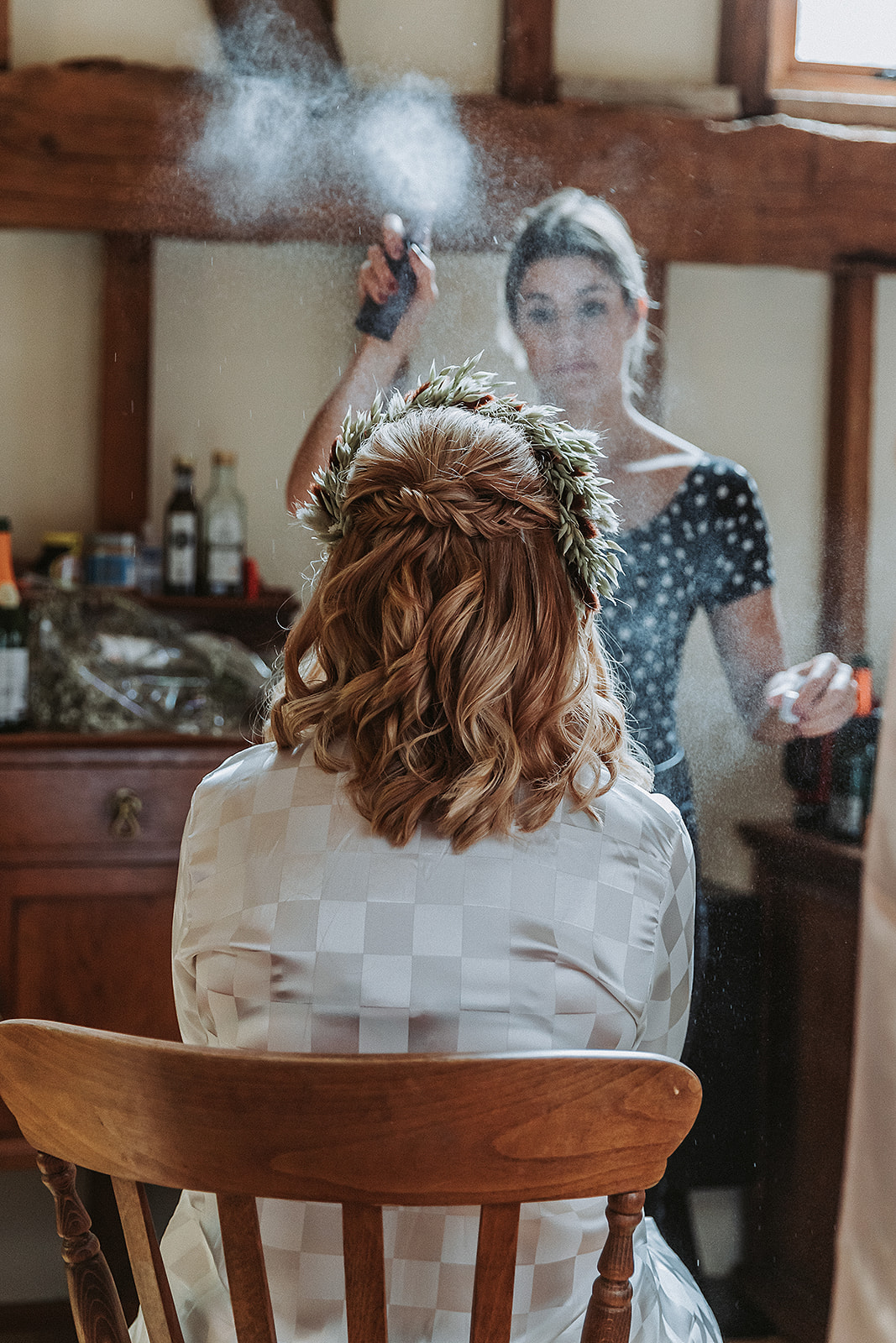 Bridal hair and makeup artist wedding photographer photography Hertfordshire  