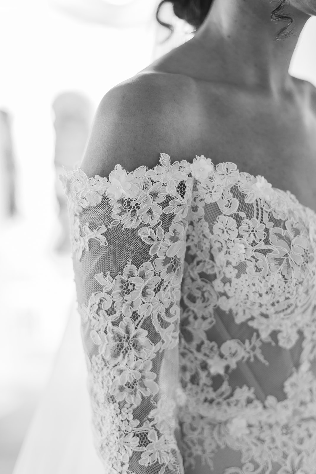 Euridge Manor - Cotswolds Wedding Photographer - Lace Dress