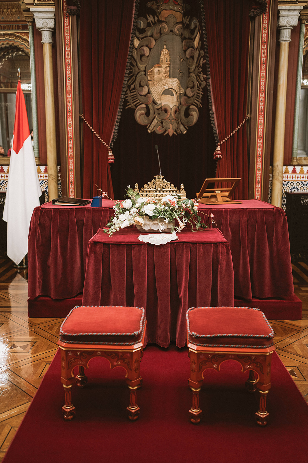 Ceremonia en el salón árabe de Bilbao