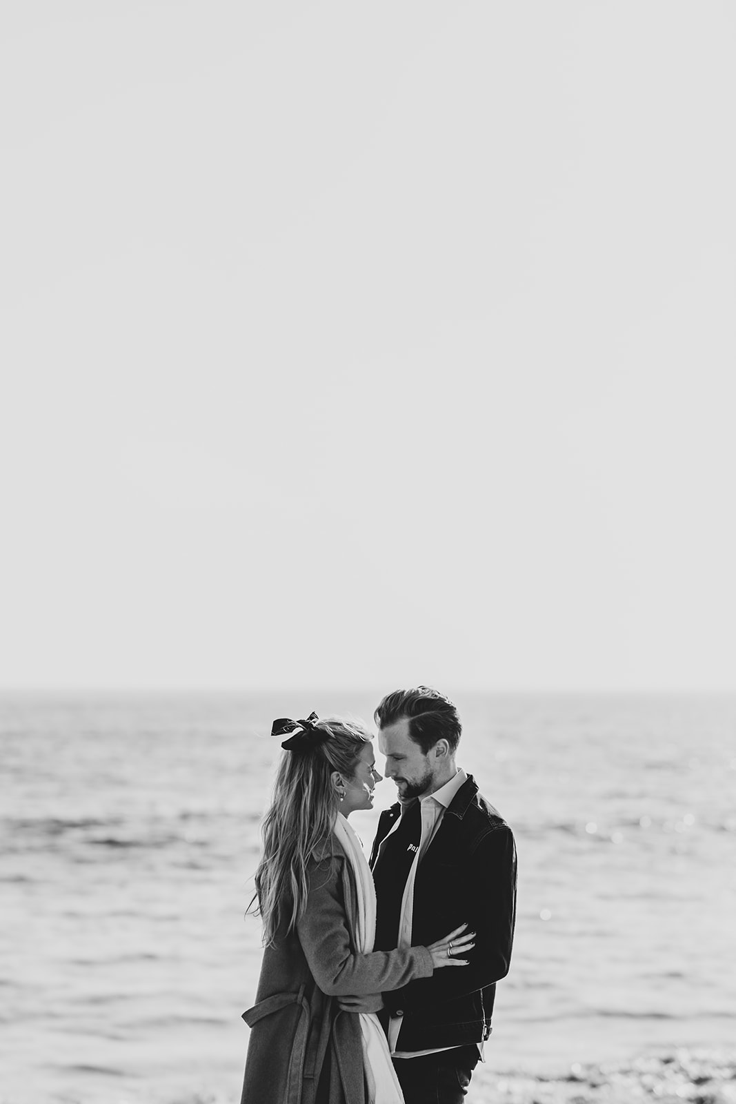 Pre-wedding photoshoot near Bournemouth Beach