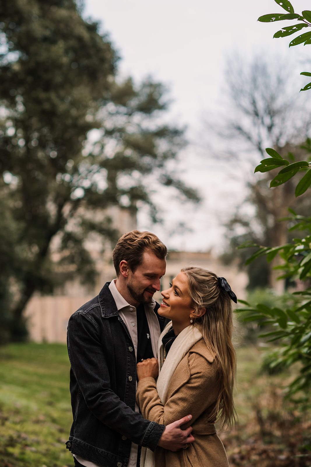 Photo from engagement photoshoot at Highcliffe Castle