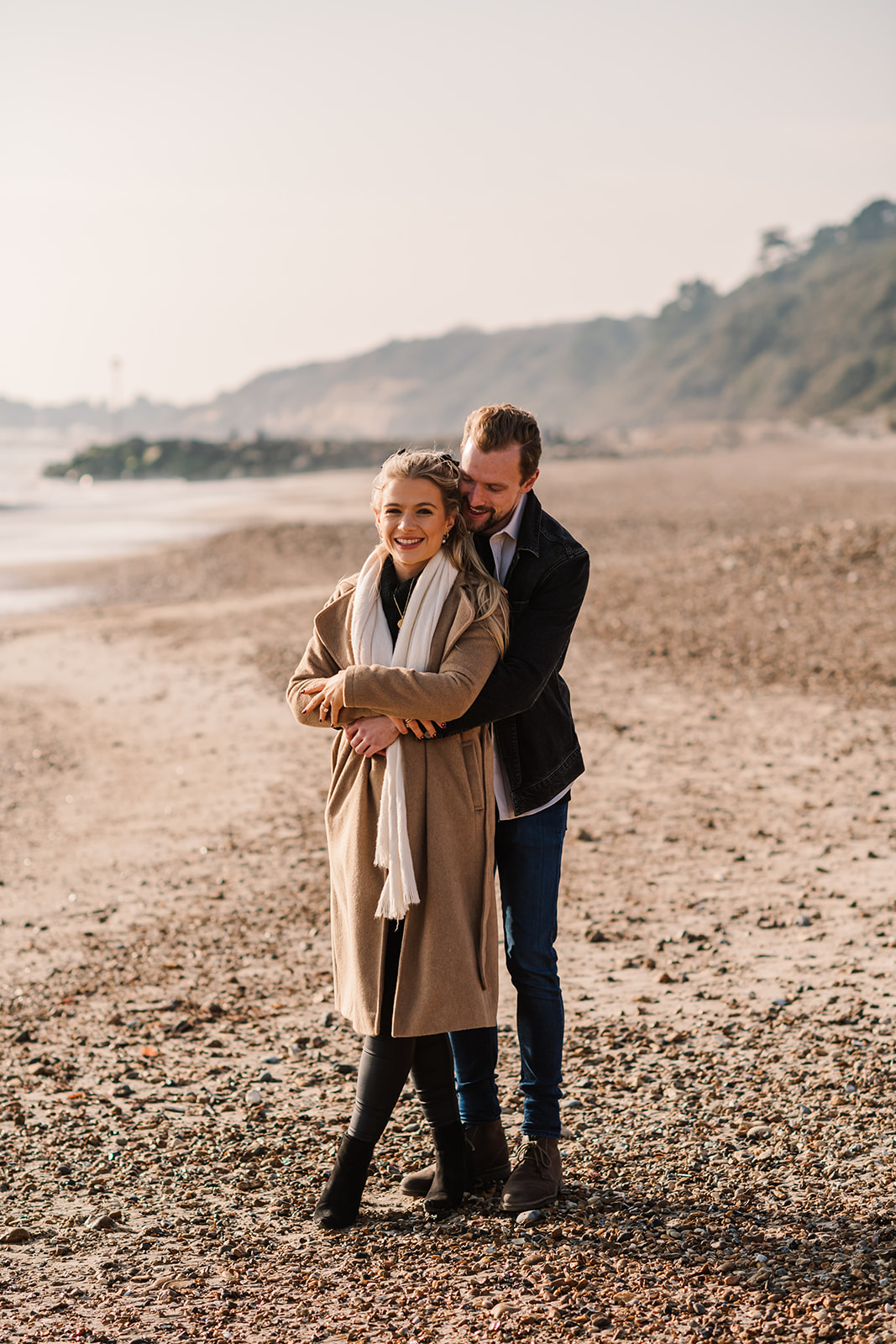Prewedding shoot at Dorset beach
