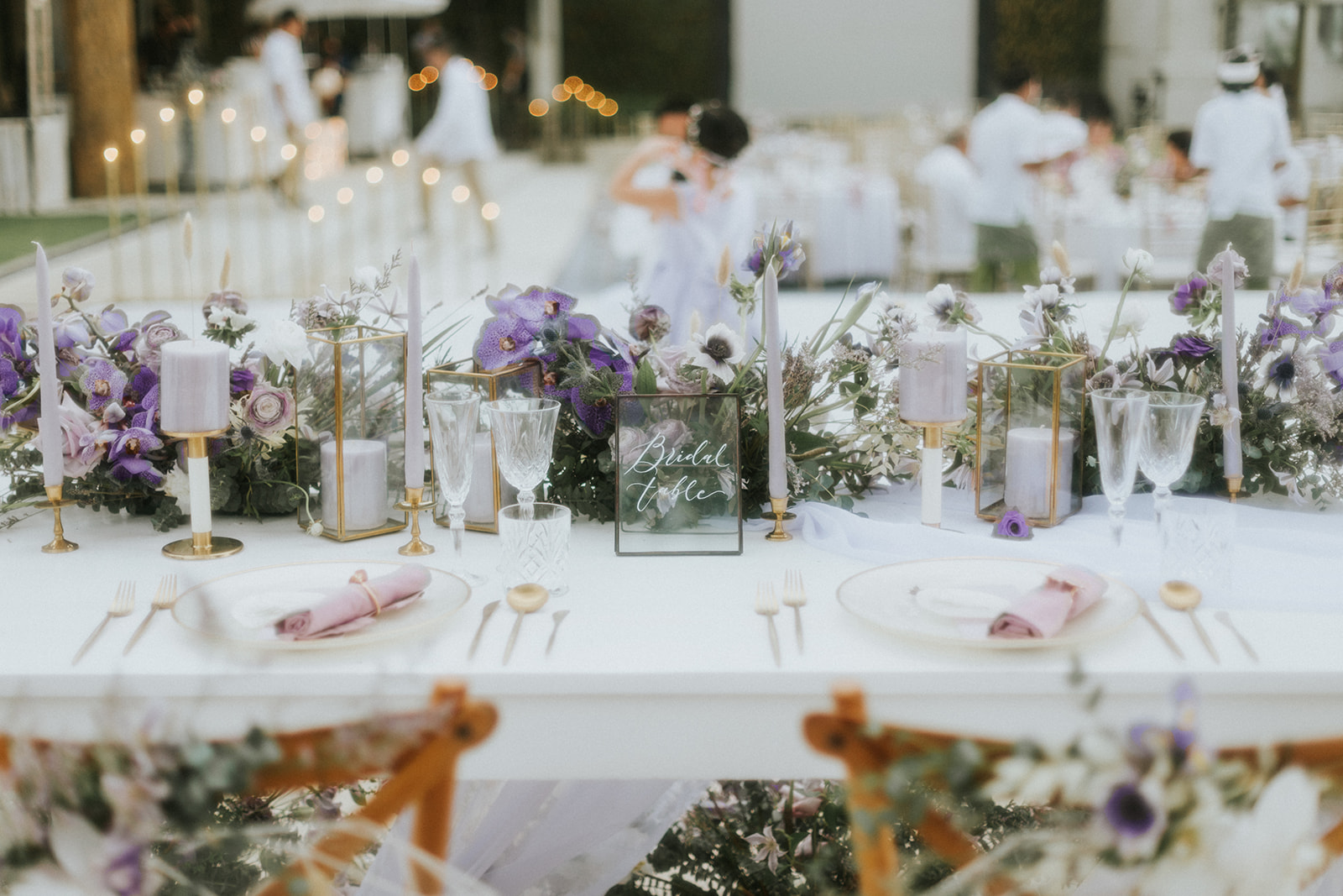 Romantic wedding decoration where love takes center stage.