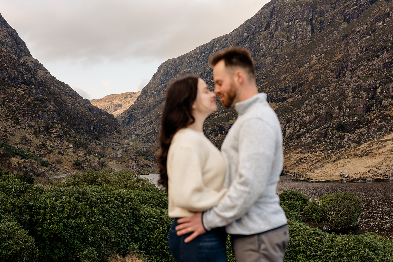 Gap of Dunloe engagement photography, elopement photographer Killarney, Killarney National Park wedding 