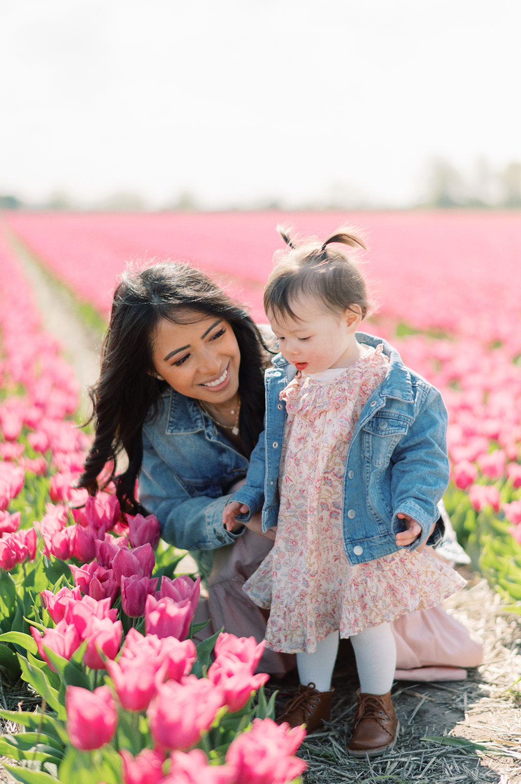 A tulip fields photoshoot in Amsterdam