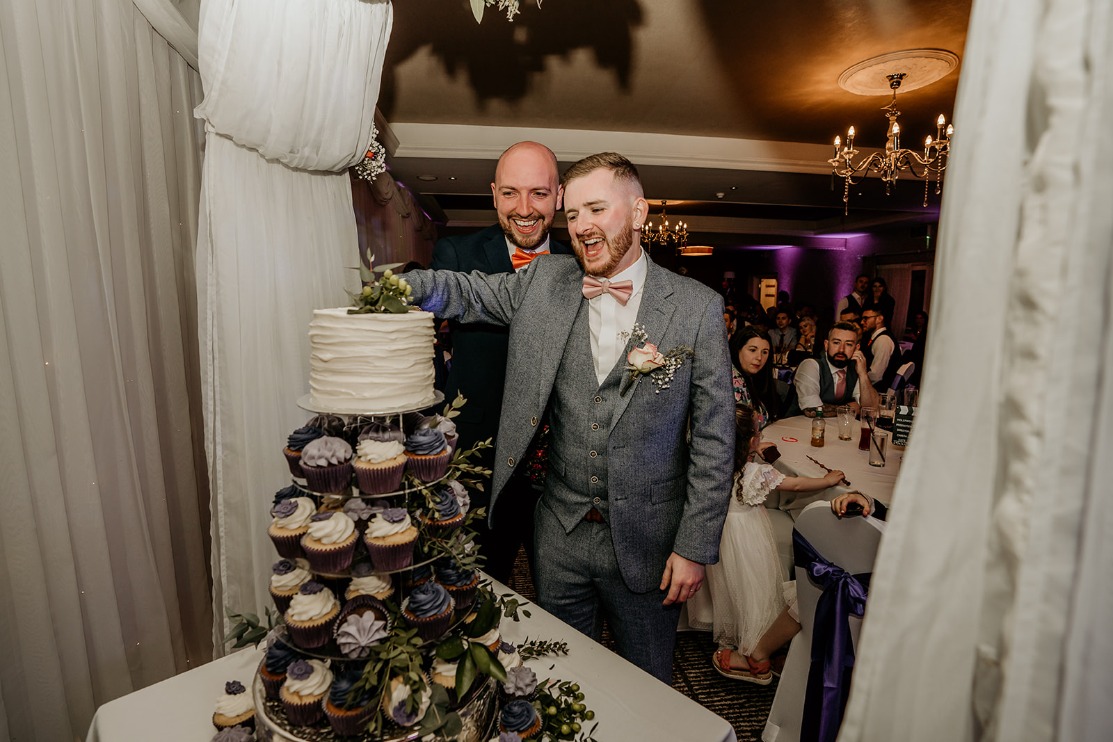 Wedding cake at Horsley Lodge