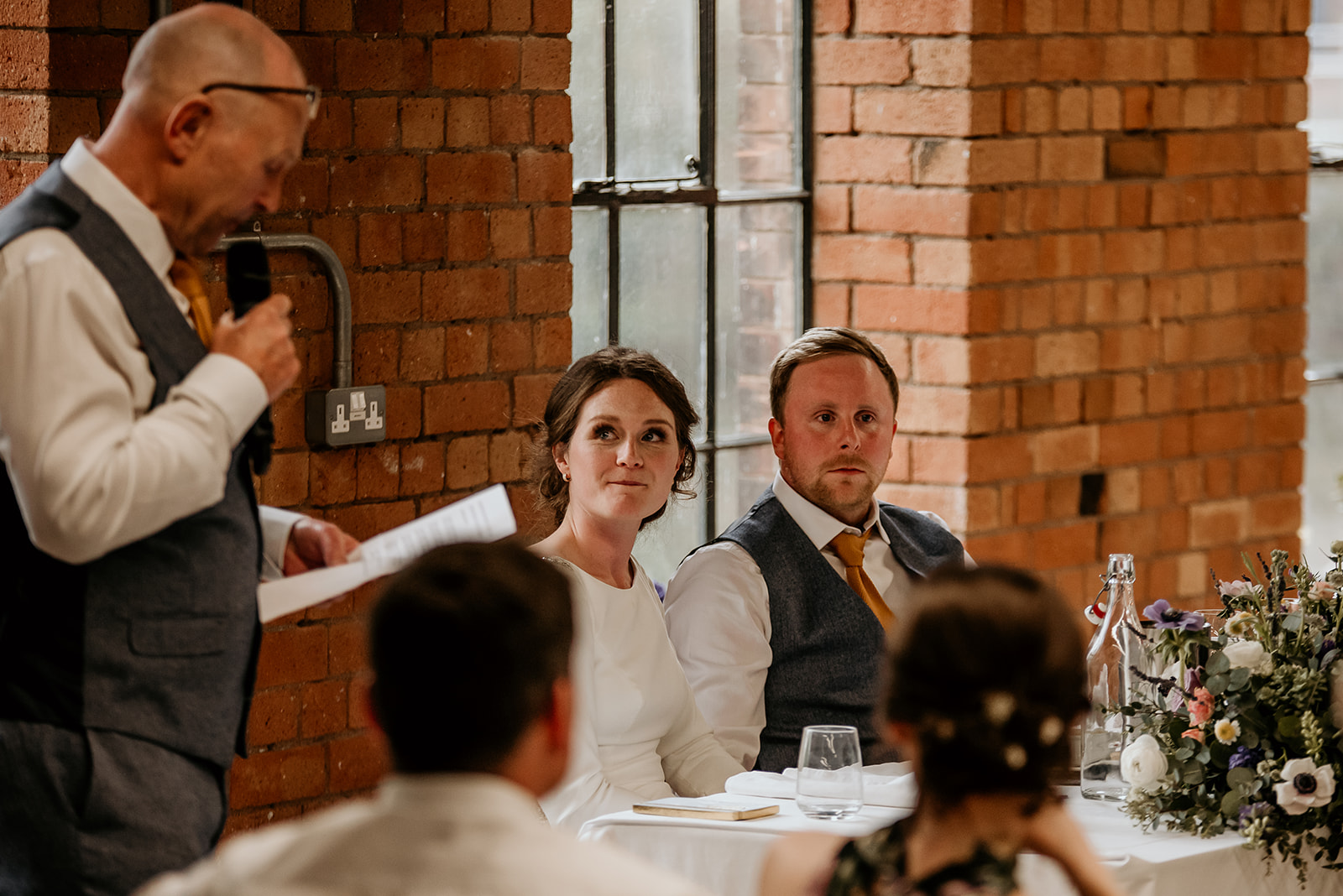 bride and groom speeches in derby