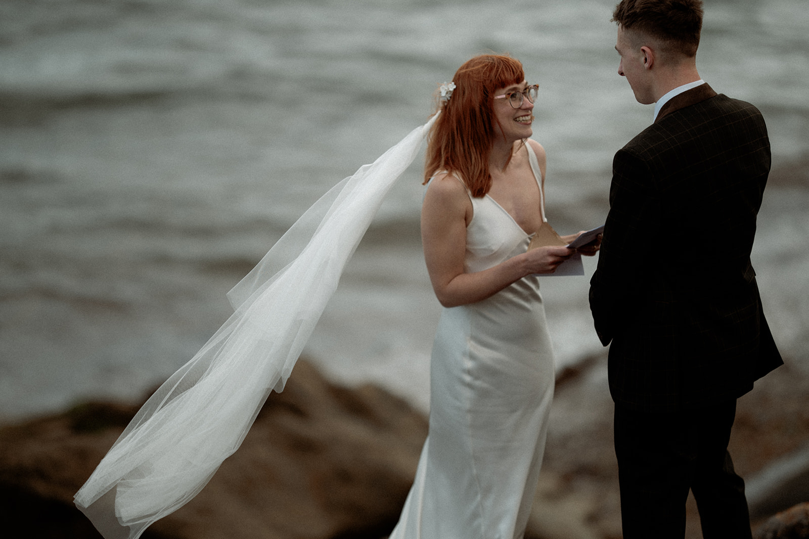 A spring elopement featuring a legal marriage at Penarth Fawr and an exchange of vows along the Llyn Peninsula.