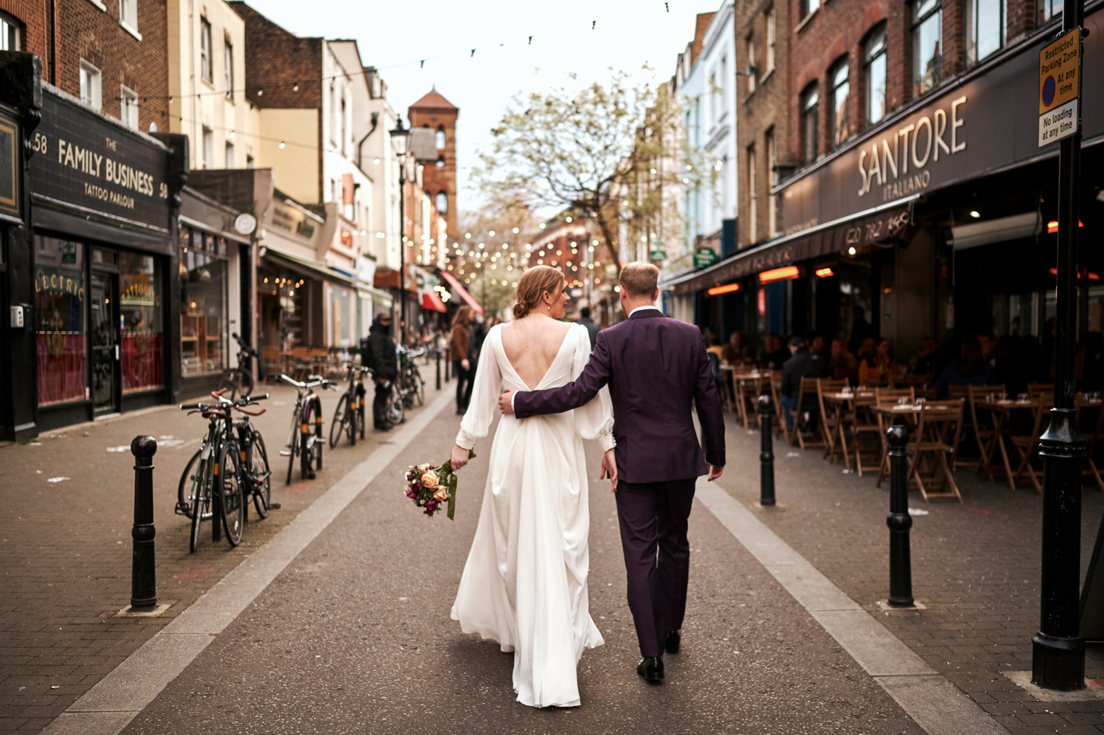 Newly Weds in Exmouth Market London