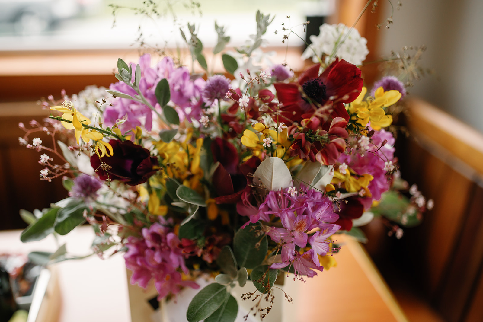 Beautiful flower bouquet for Becca and Nick's Isle of Skye elopement