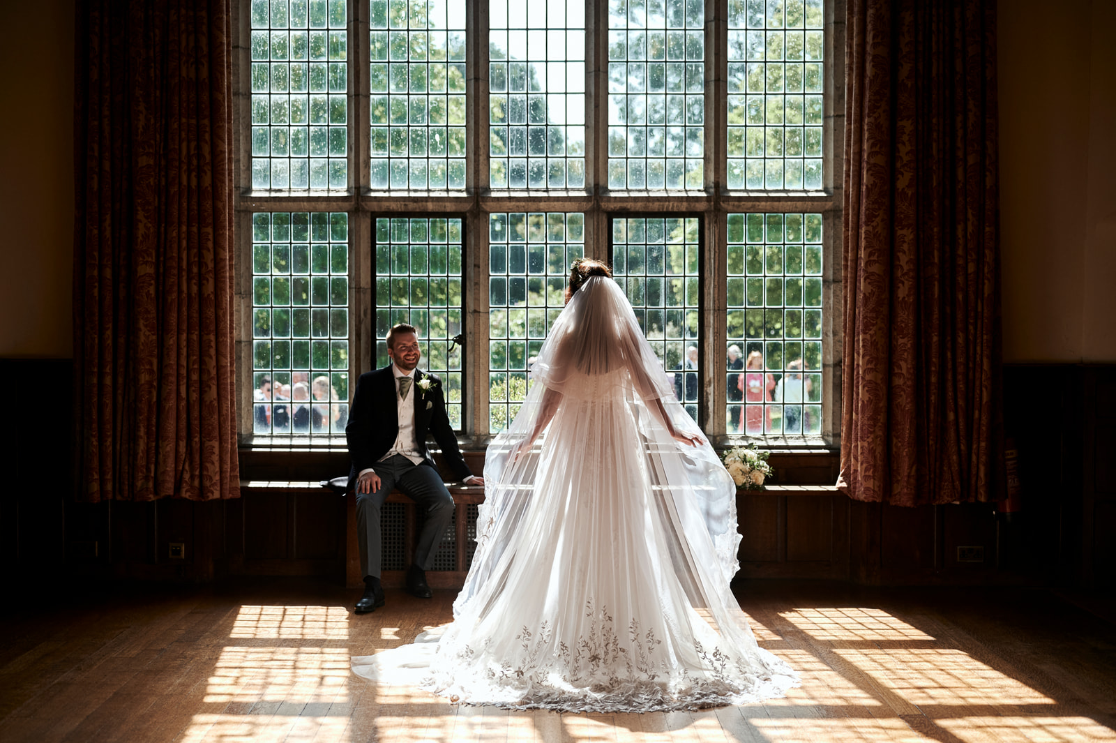 Bride in Window Light