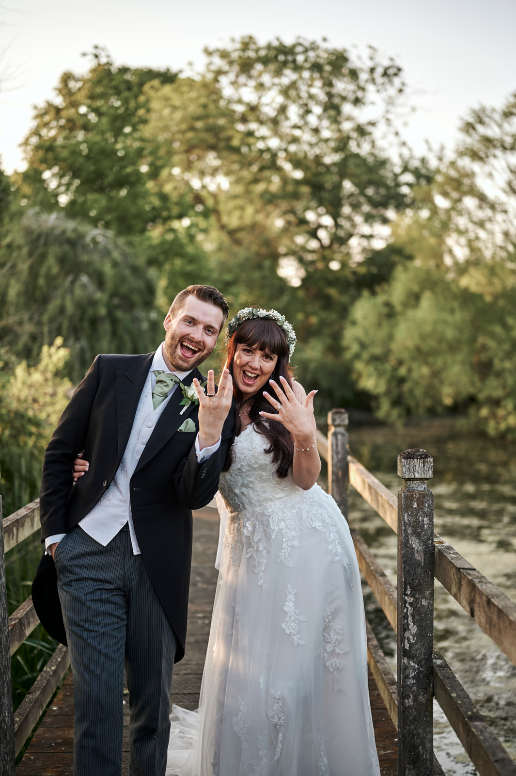 Just Married at Layer Marney