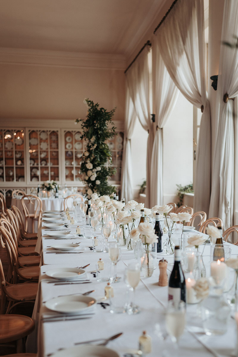 table decor by style by design at Brympton House