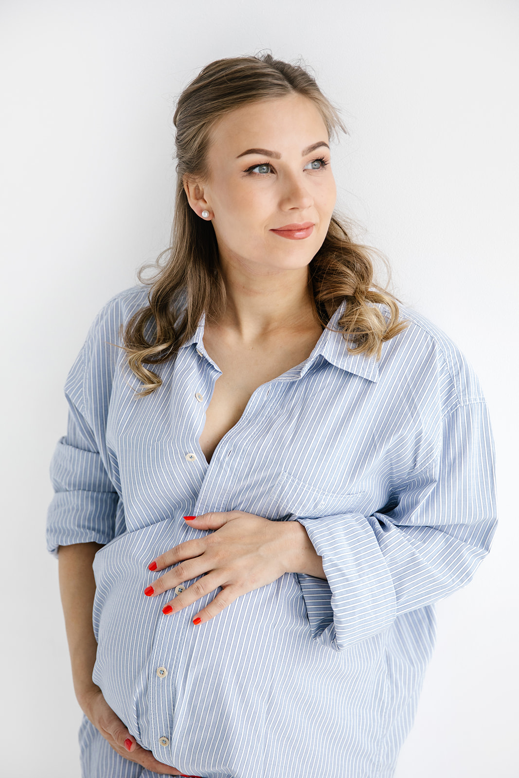Gravidbild på en mamma