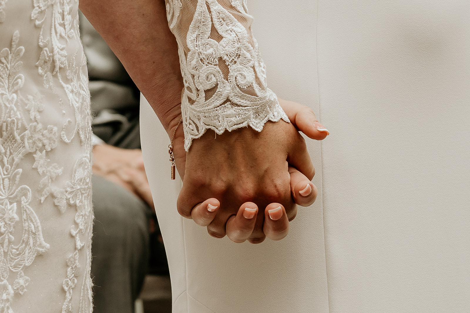holding hands getting married
