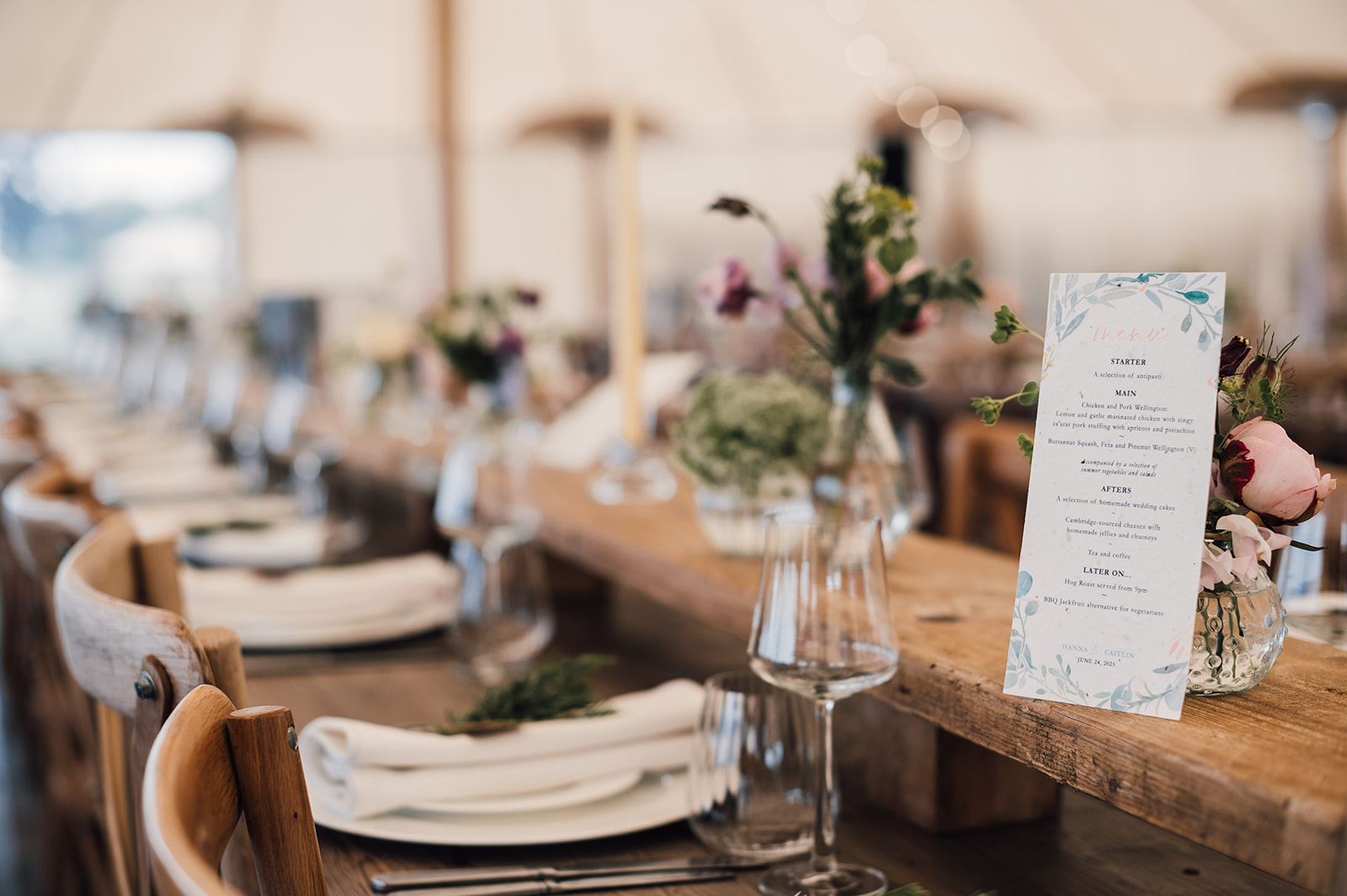 Wedding details at Willow Grange Farm