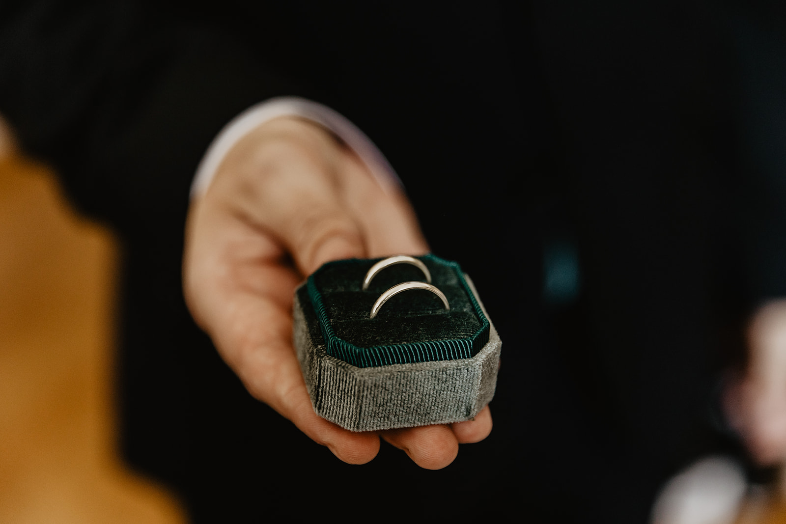 Wedding rings at a France Destination Wedding. Photography and Videography by Olive Joy Photography