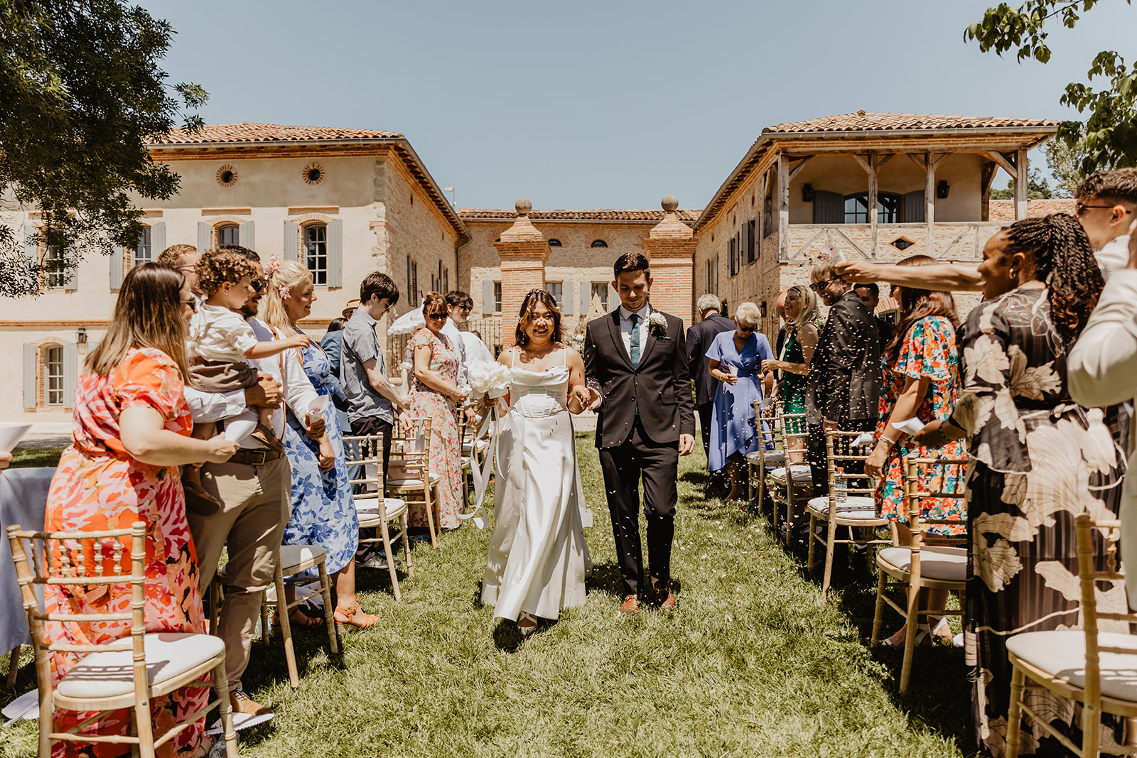 Bride and Groom getting married at a Destination Wedding in France. Photography & Videography by OliveJoy Photography
