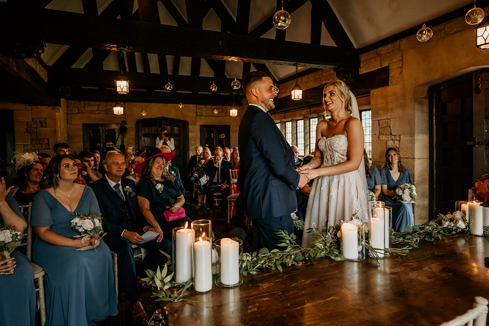 summer house wedding at Hooton Pagnell Hall