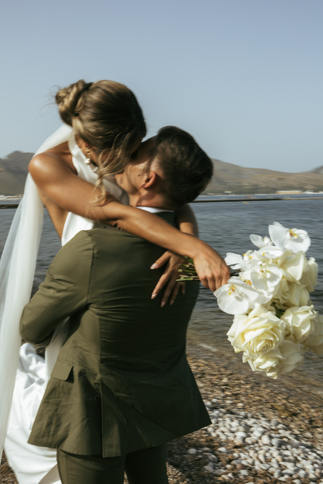 Couple who eloped in Mallorca Spain say vows 