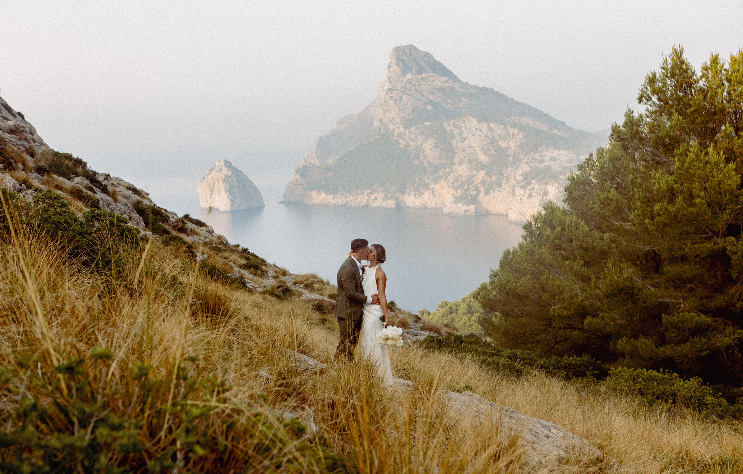 Couple who eloped in Mallorca Spain say vows 