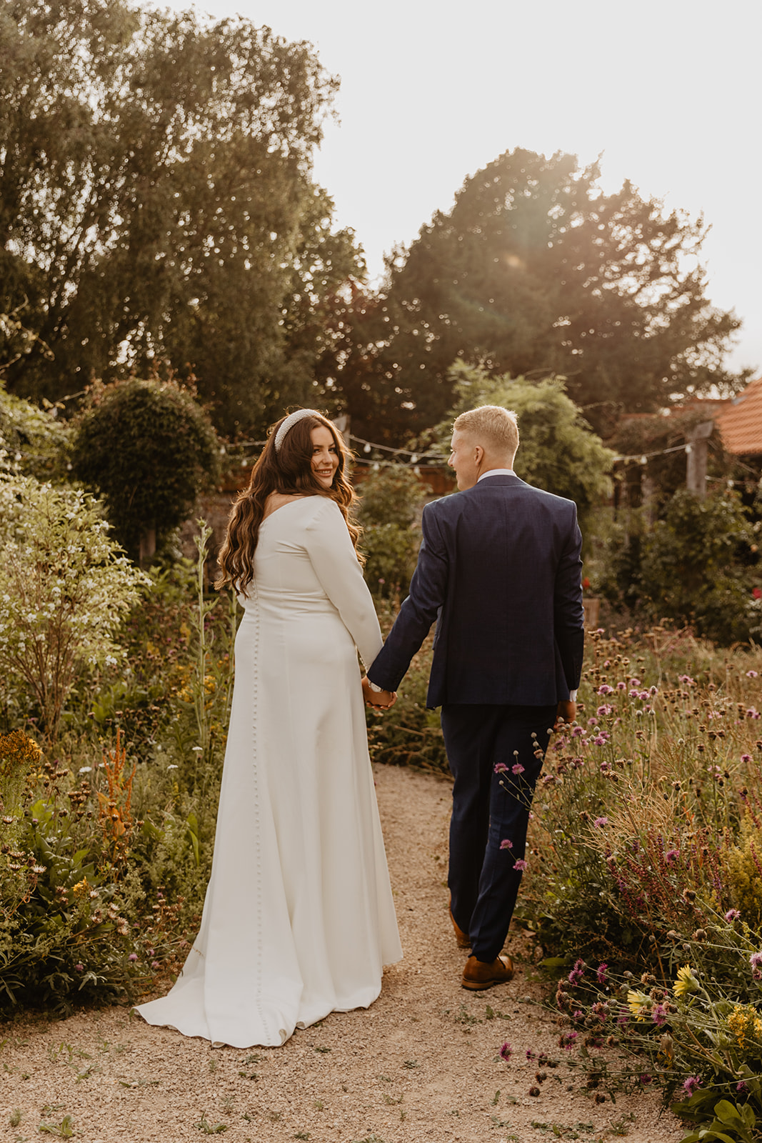Bride and Groom at a Field Place Manor House Wedding in Worthing, Sussex. By Olive Joy Photography