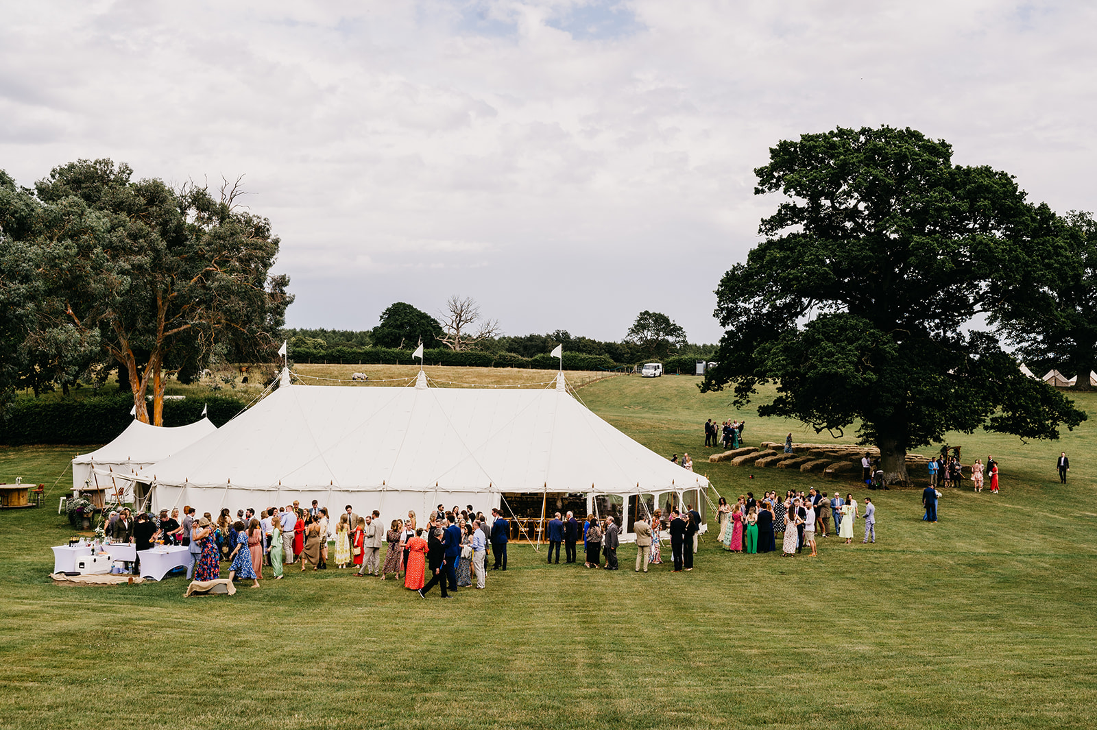wedding marquee in hampshire