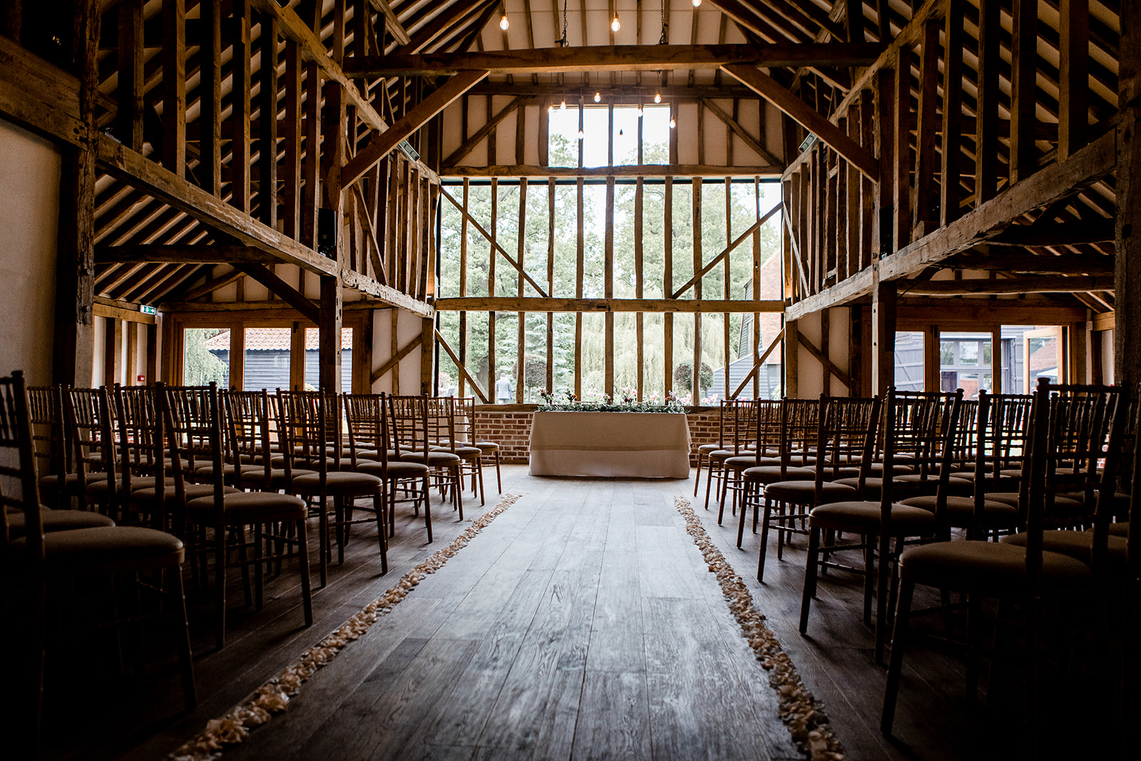 The ceremony room at the historic Blake Hall