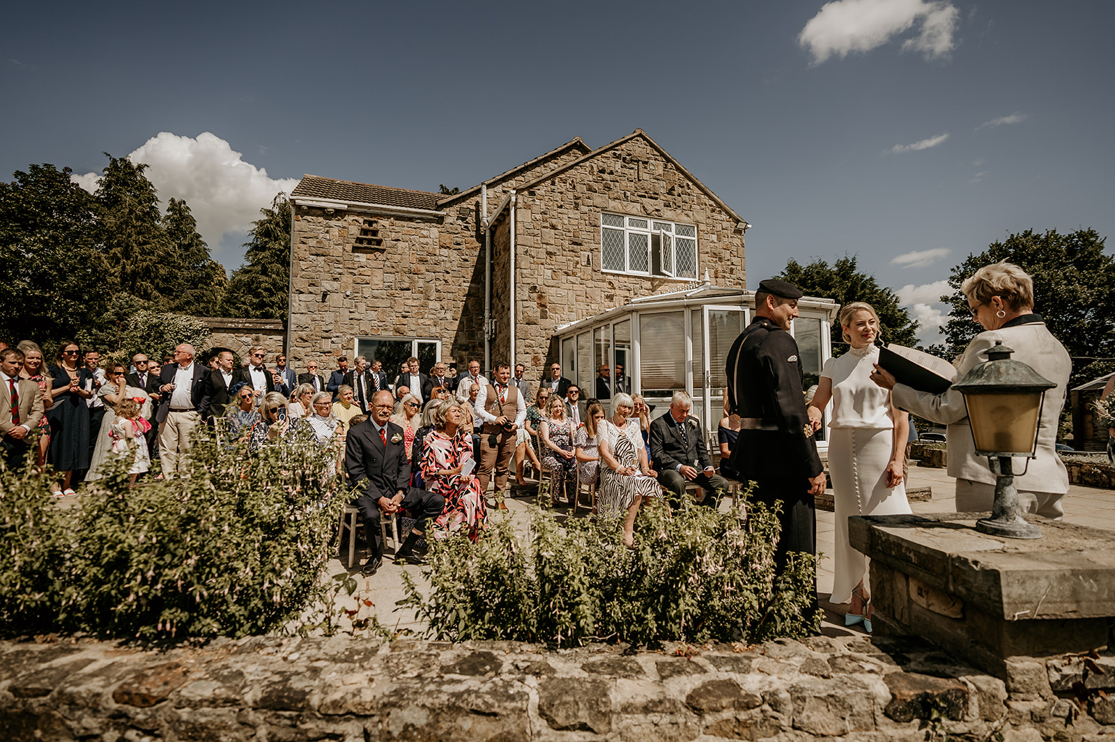 married at home in derbyshire