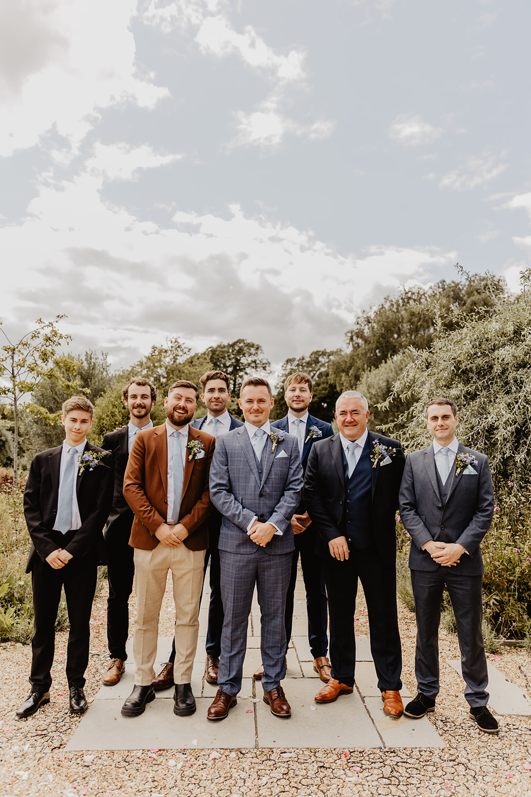 Groomsmen at Field Place Wedding Worthing, Sussex. By OliveJoy Photography.