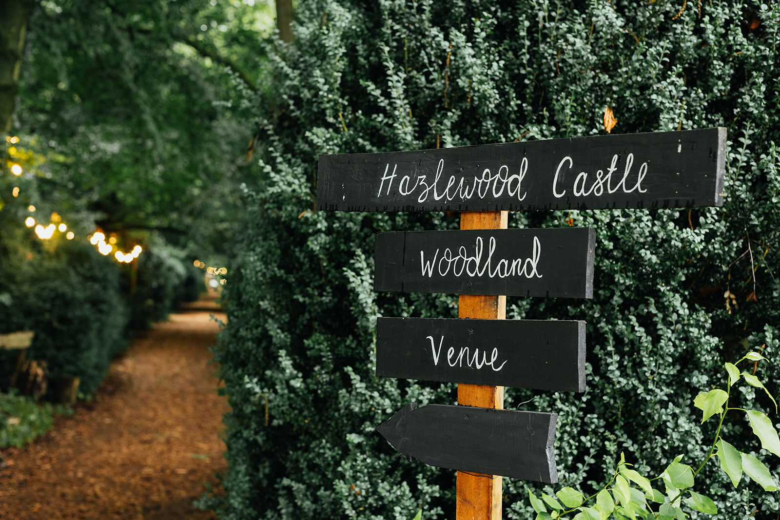 Woodland Wedding Hazelwood Castle