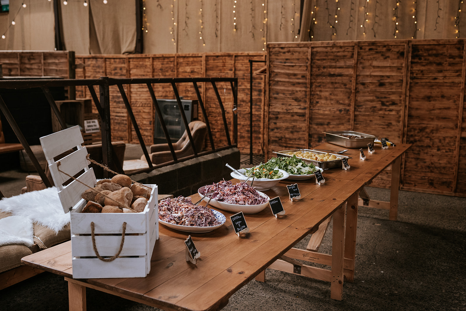 Wedding Breakfast by Kooked North at Barn on the Bay