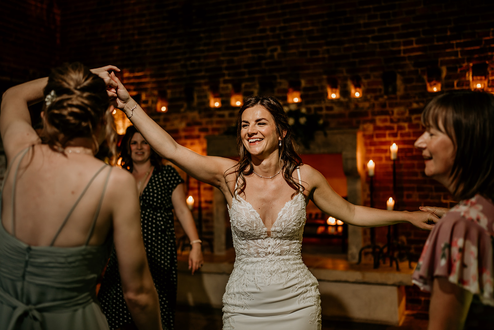 bride dancing on wedding night