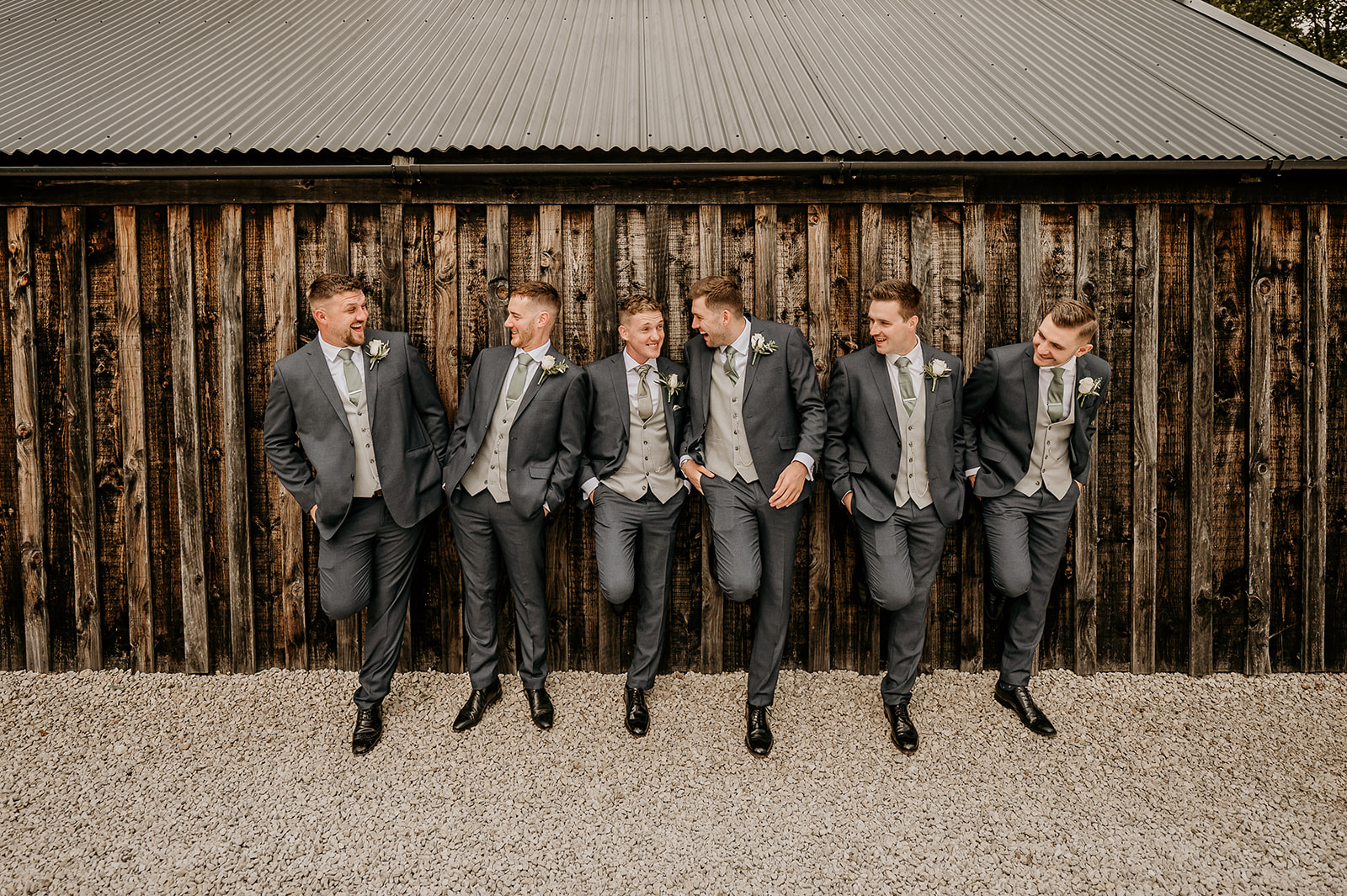 grooms men at Hazel Gap wedding