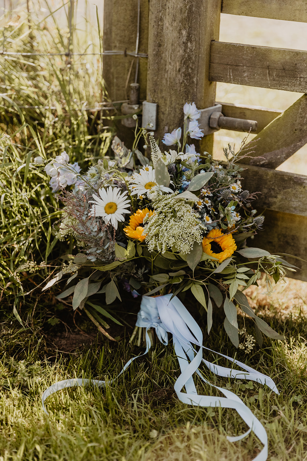 Bridal bouquet at a wedding at Mac's Farm in Sussex. By OliveJoy Photography.