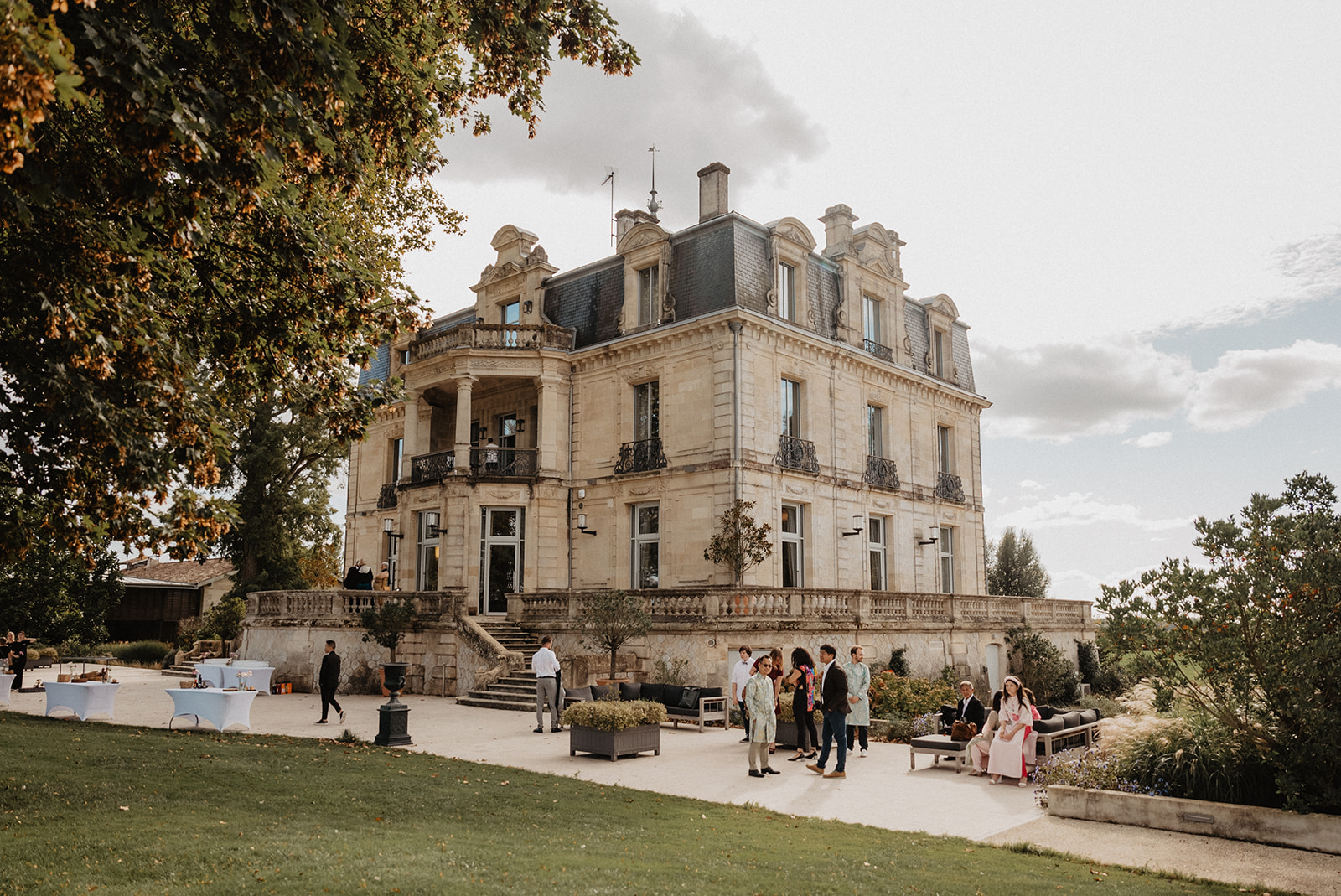 Mariage intimiste au château grattequina, près de bordeaux, photos los caballeros weddings