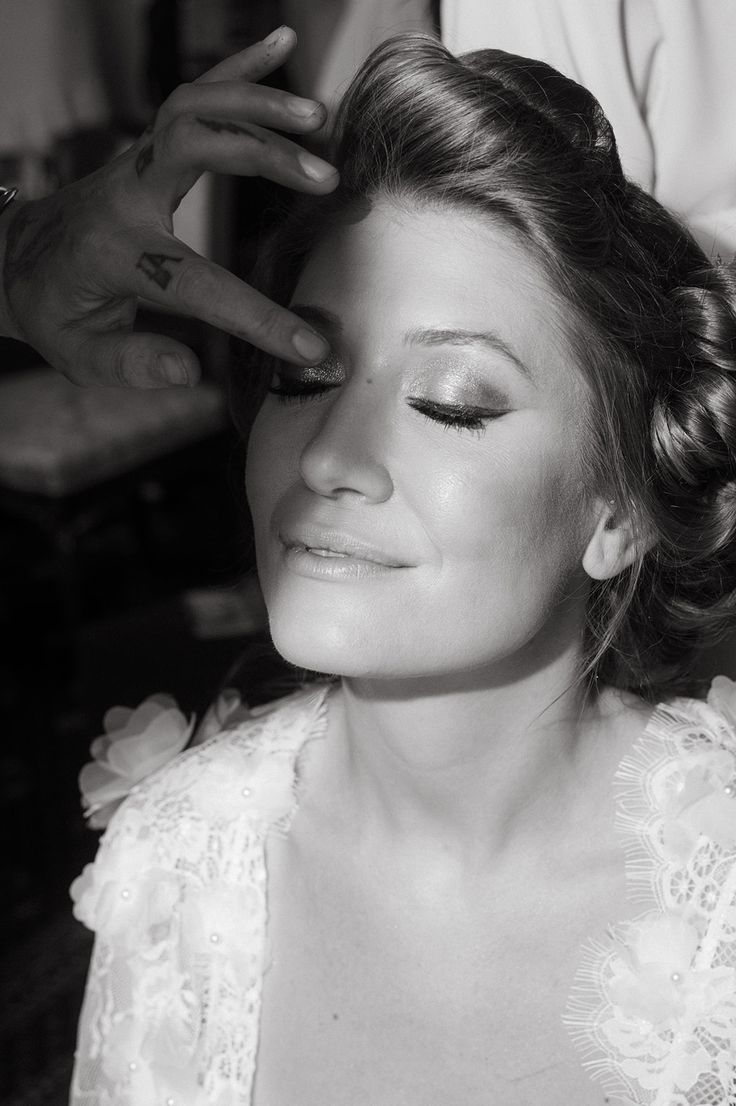 Bridal makeup photography