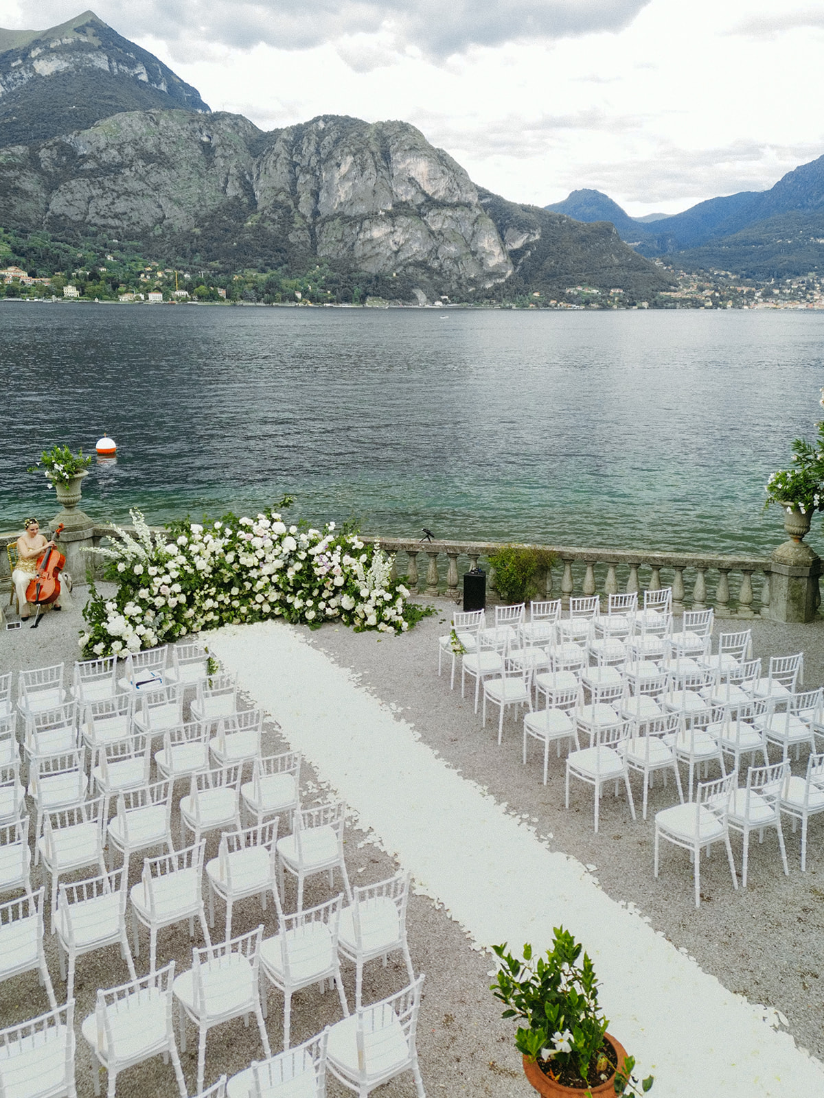 Lake como Wedding ceremony