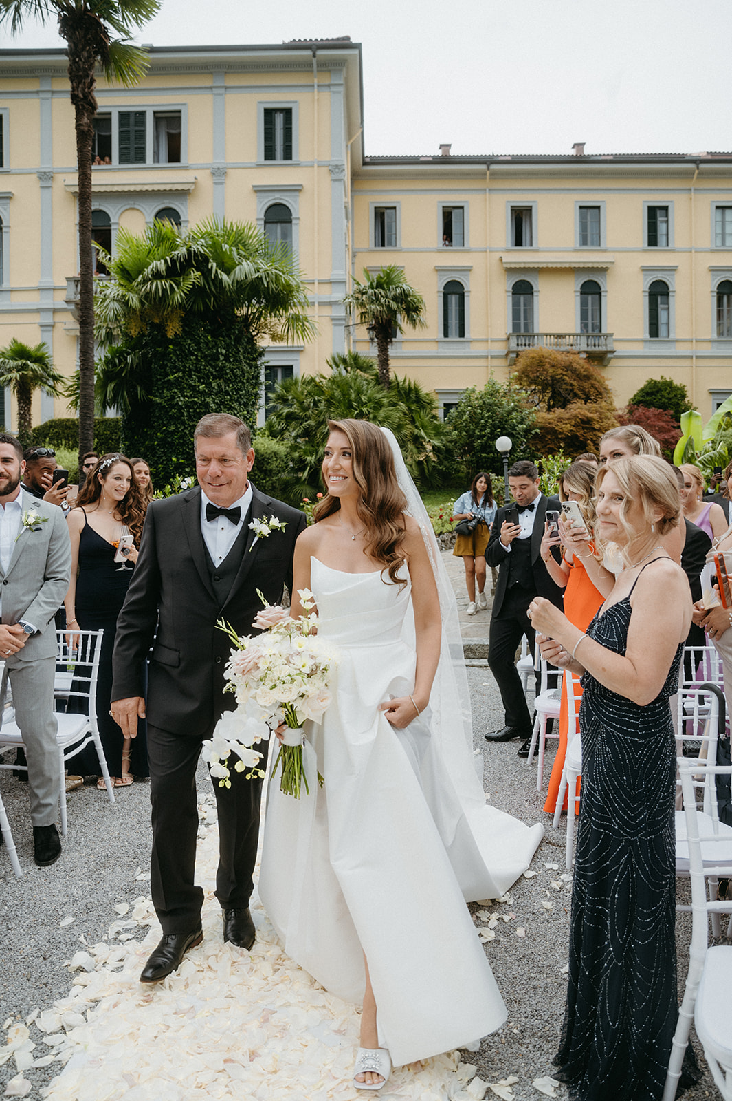 wedding ceremony villa serbelloni