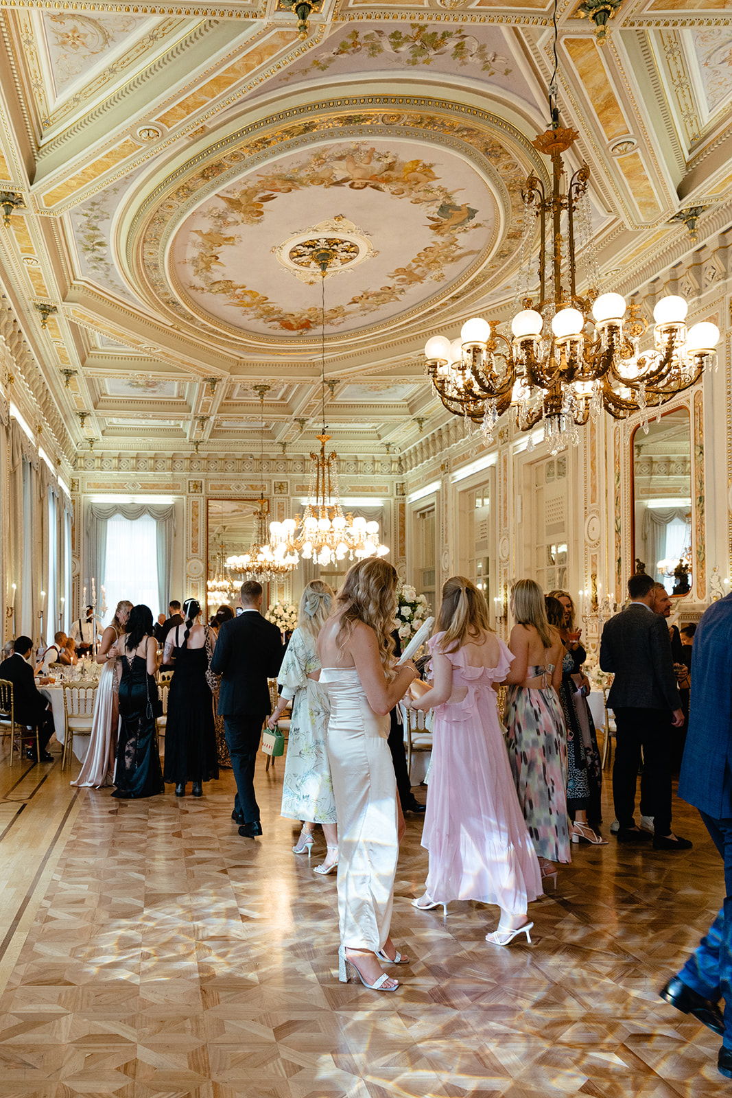 wedding reception at villa serbelloni