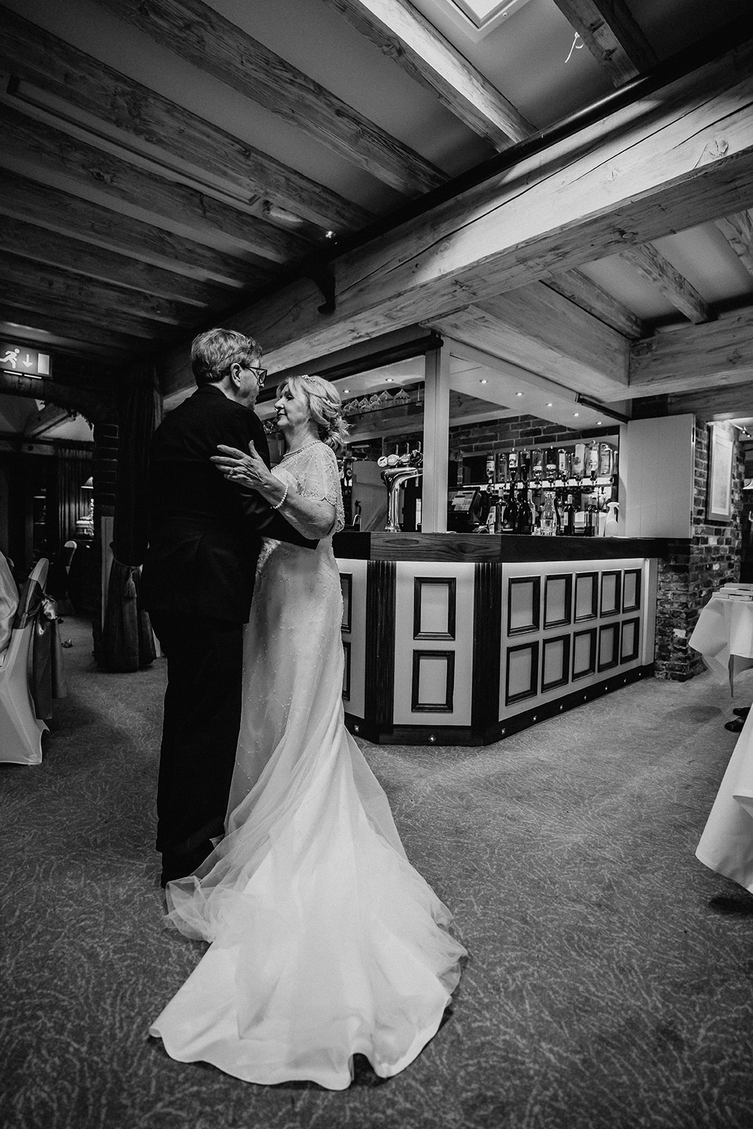 first dance at Morley Hayes Wedding
