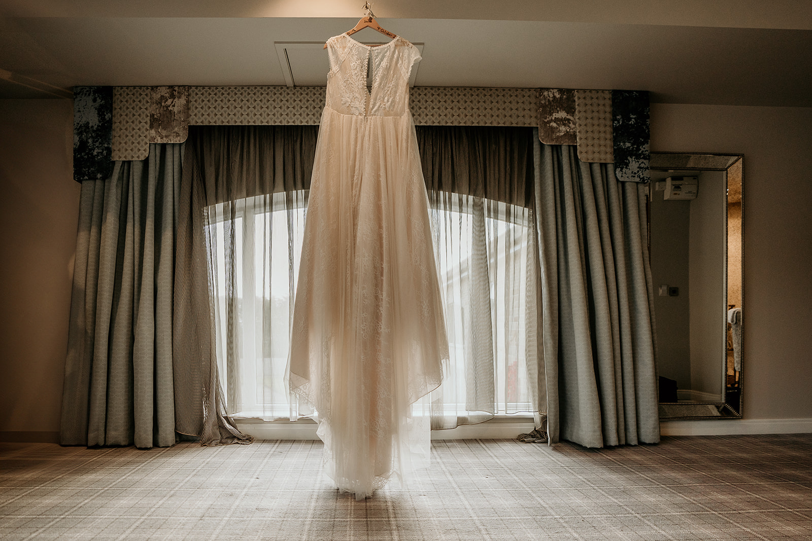 bridal dress at peak edge hotel