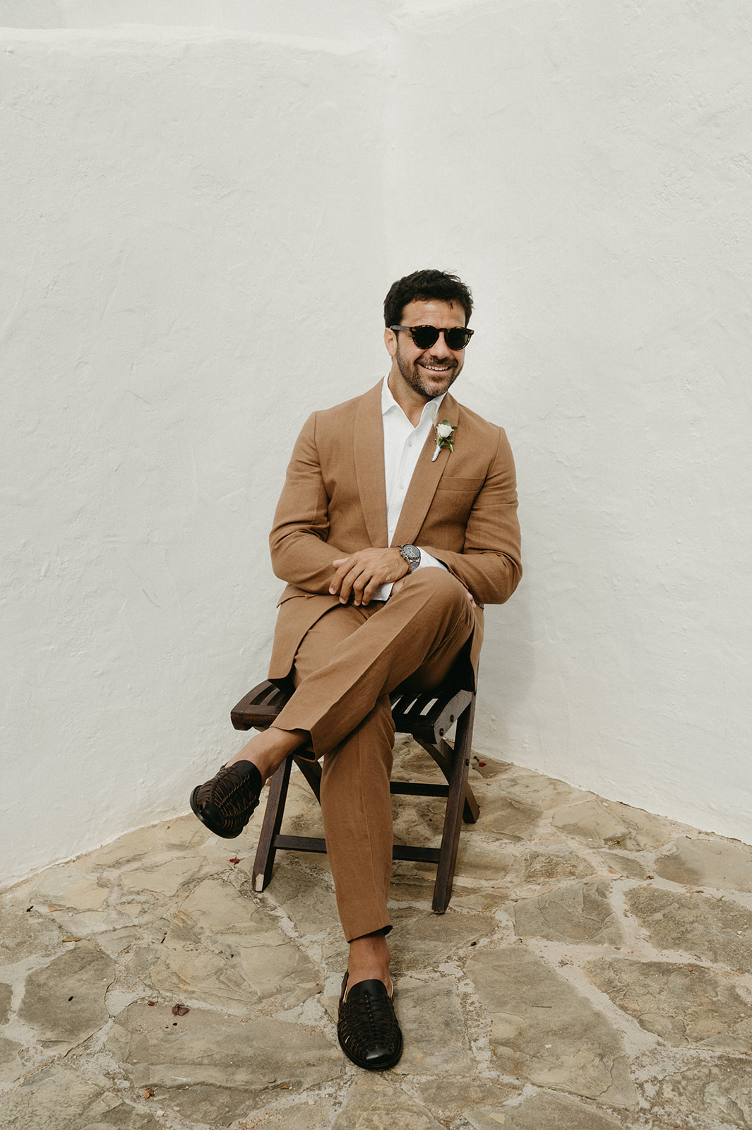 groom stylish suit