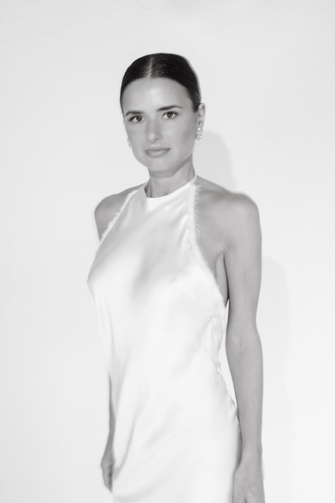 stylish minimalist wedding dress