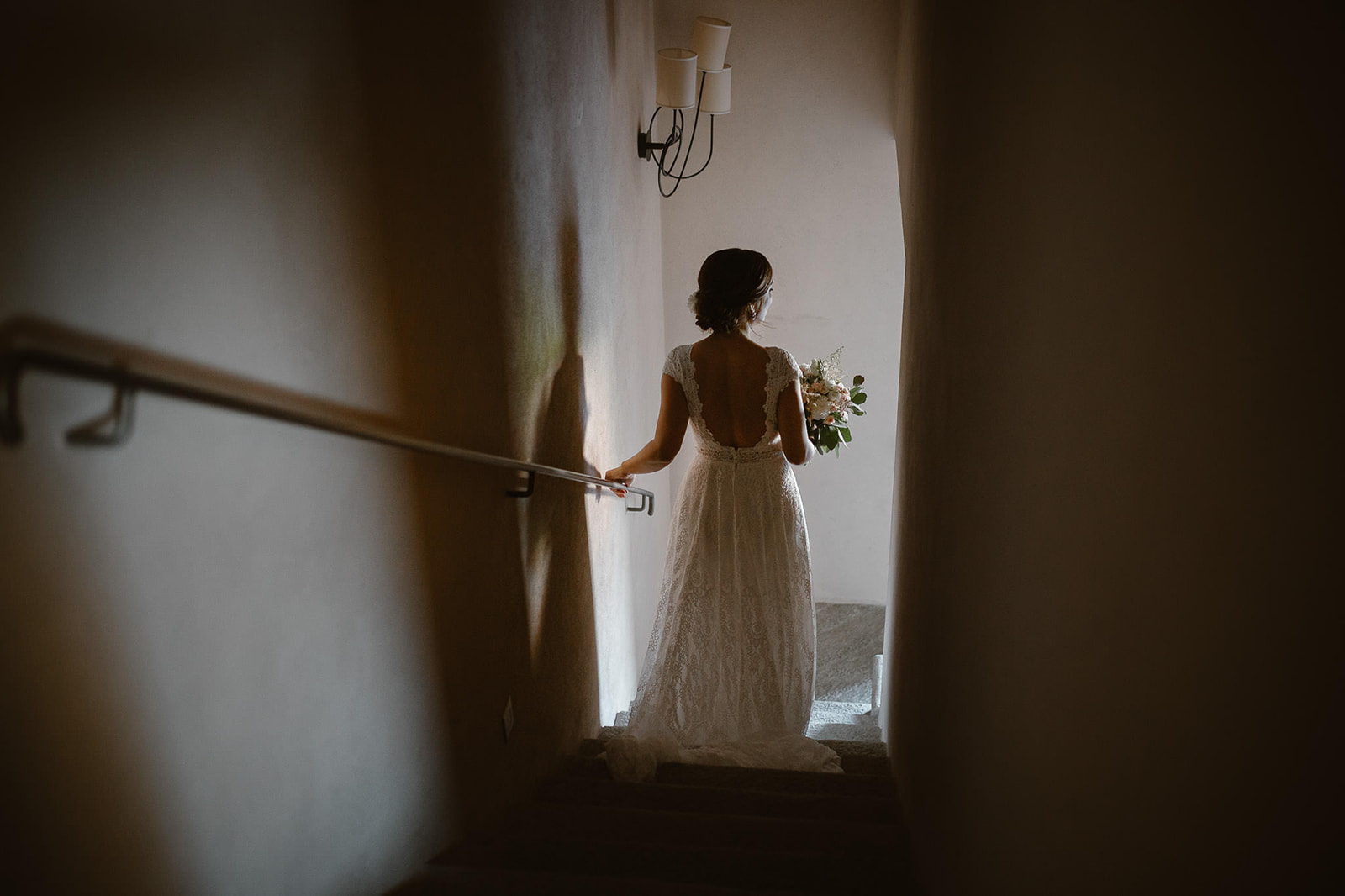 Bride approaching the ceremony