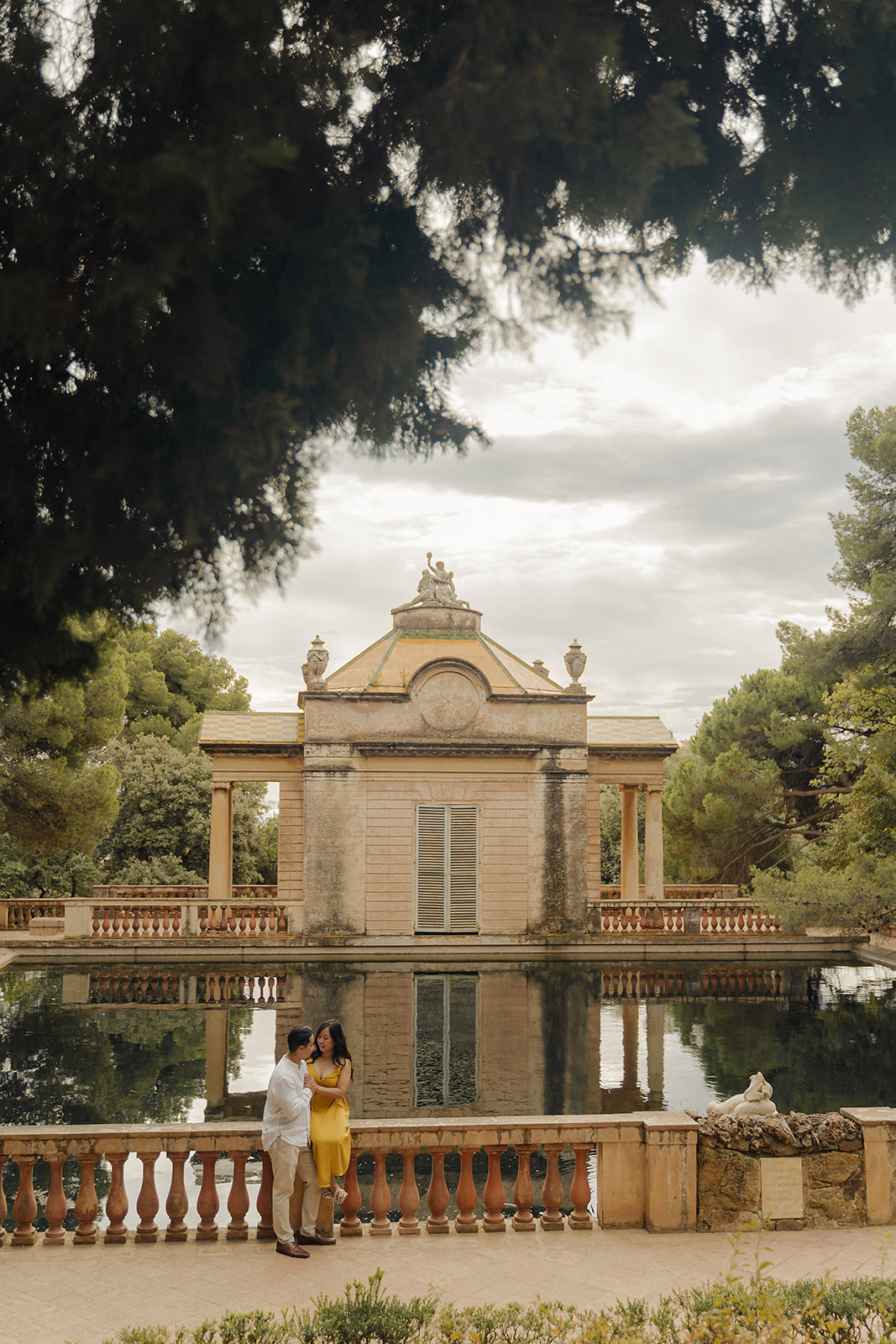 Parc del Laberint in Barcelona for professional photoshoot