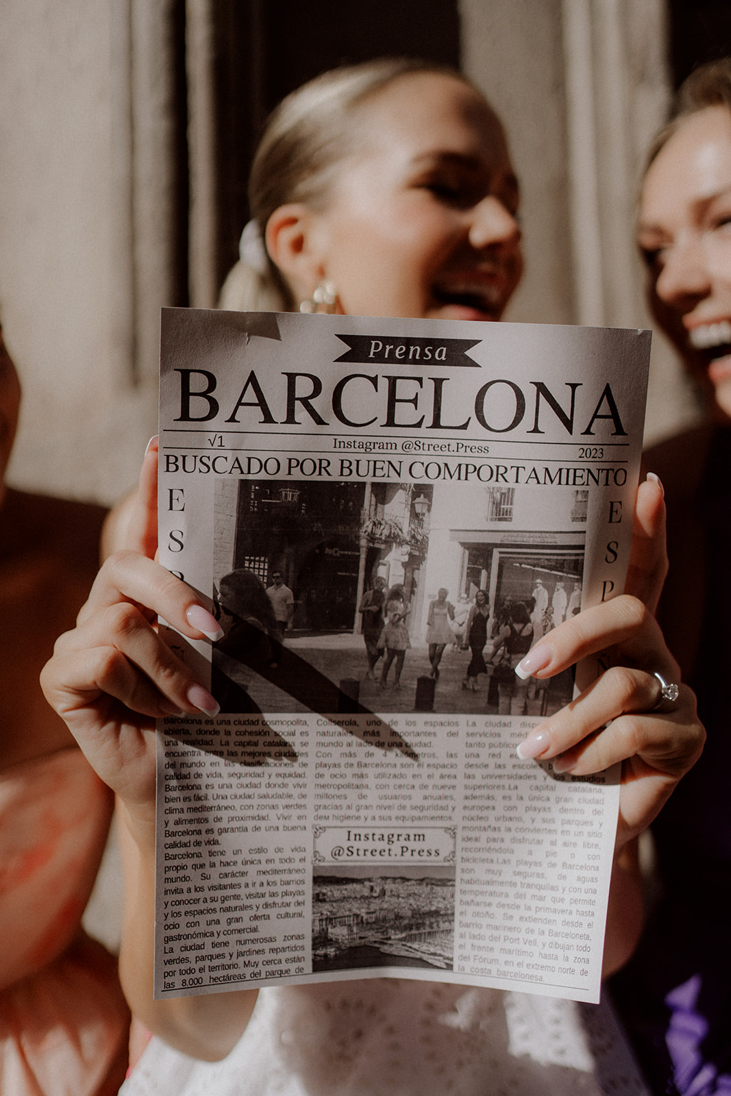 Bachelorette photoshoot in Barcelona