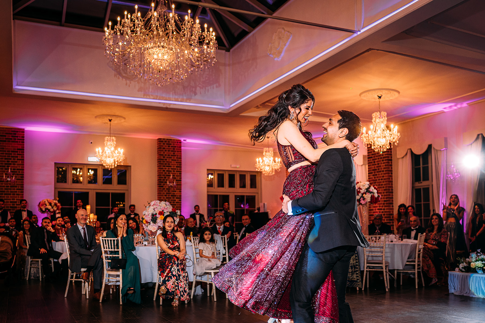 Couples first dance at their Indian wedding
