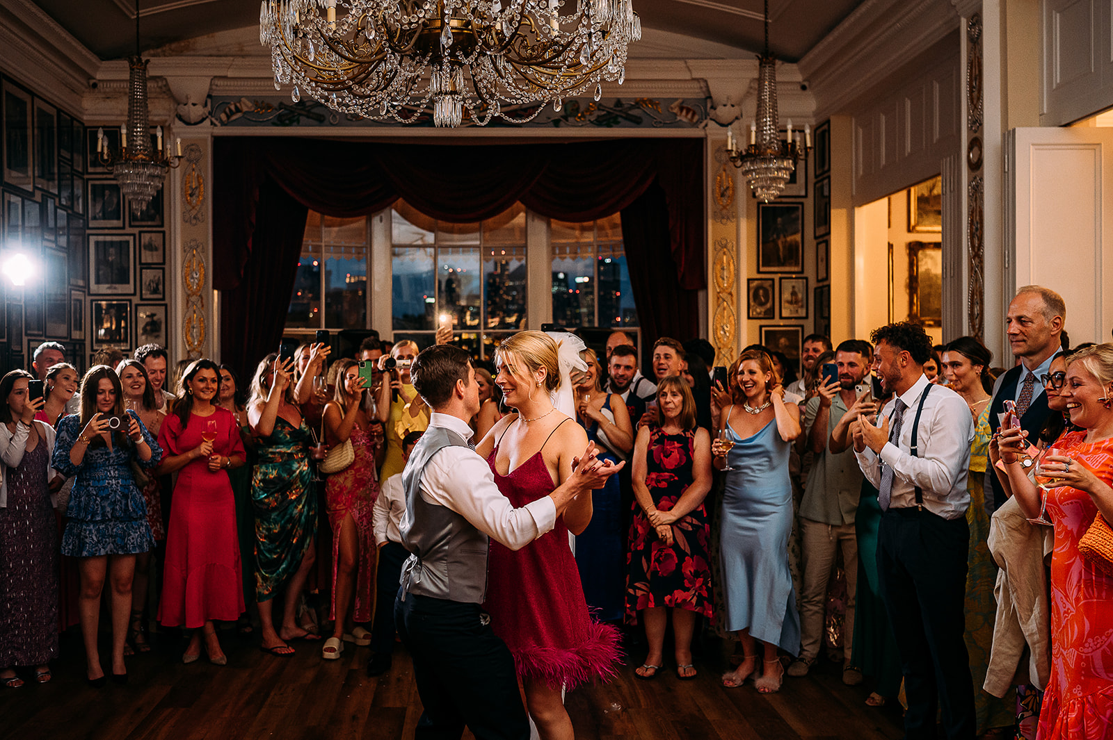 First dance on the Thames in London