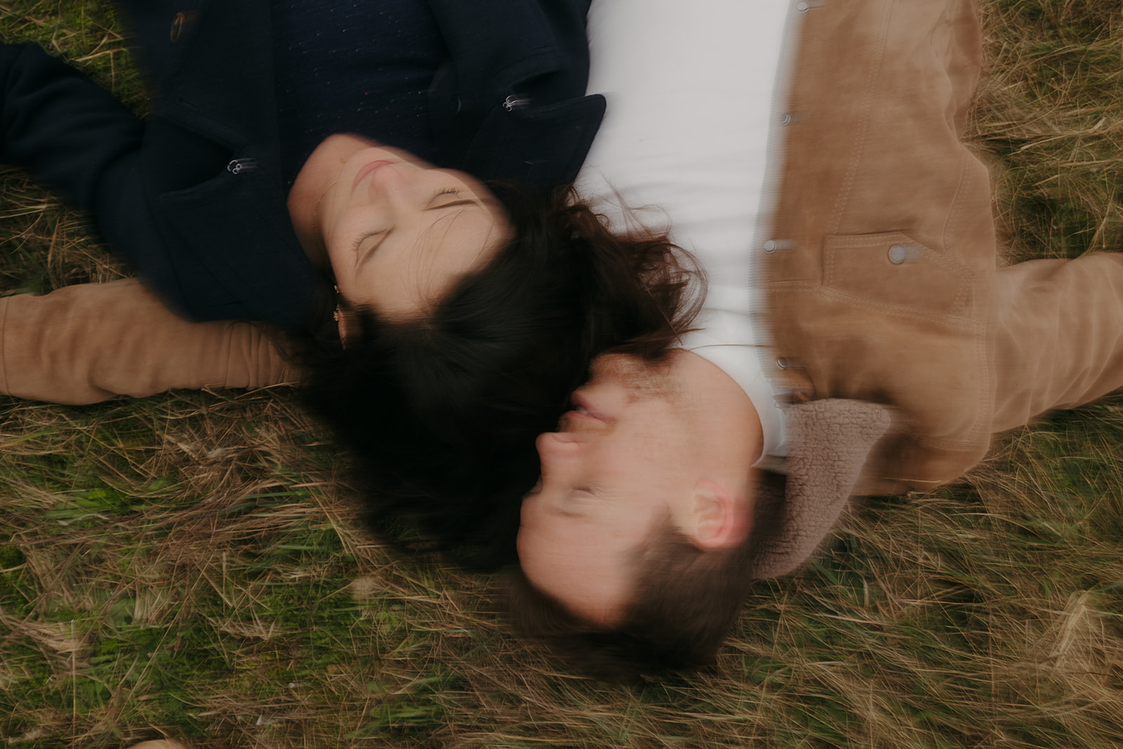 blurry editorial photo of a couple in love
